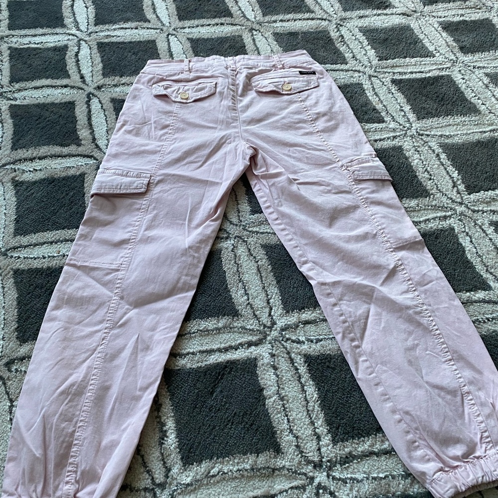 Sanctuary Blush Pink Buttoned Cargo Pants